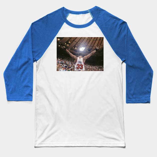 Patrick Ewing Knicks Baseball T-Shirt by ny_islanders_fans